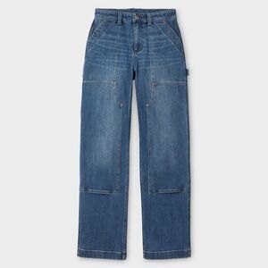 Duluth women’s double flex denim relaxed leg jeans